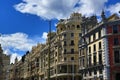 The old buildings in Madrid, Spain