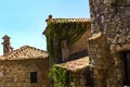 Old buildings in medieval Eze village at french Riviera coast Provence, France Royalty Free Stock Photo