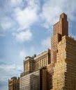 Old Buildings near New York Financial District Royalty Free Stock Photo