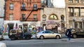 Old buildings painted over in the East Village NYC