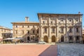 Old buildings at the Piazza Grande Great placein Montepulciano - Italy