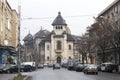 Boulevard and old buildings from Ploiesti city