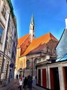 Old buildings in the Riga