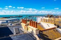 Old buildings scenic view Ramsgate marina England