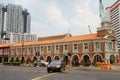 Old buildings, Singapore - April 10, 2016. Old buildings located