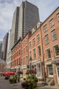 Old buildings in South Street Seaport, New York Royalty Free Stock Photo