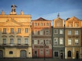 Old buildings on the Stary Rynek square in Pozna?, Poland, June 2019 Royalty Free Stock Photo