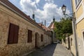 Old buildings on the streets of Koszeg, Hungary