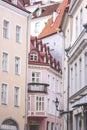 Old buildings of Tallin... Royalty Free Stock Photo