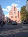 Old buildings in old town Vecriga in Riga Latvia