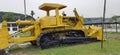 Old Bulldozzer without Cabin and Engine cover at Coal Museum Royalty Free Stock Photo
