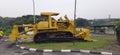 Old Bulldozzer With Giant Seng Ripper and Wide Blade at Coal Moseum