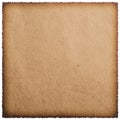 Old burnt paper sheet Royalty Free Stock Photo