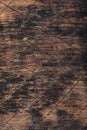 Old burnt scratched wooden texture background