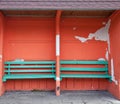 Old bus stop Royalty Free Stock Photo