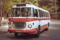 Old bus vehicle transport Royalty Free Stock Photo