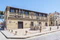 Old butchers, Populo square, Courts actually, Baeza, Jaen, Spai Royalty Free Stock Photo