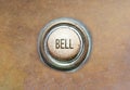Old button - bell Royalty Free Stock Photo