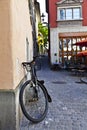 Old Bycicle in Zurich Streets Royalty Free Stock Photo