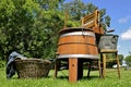 Old Bygygle wood wringer washing machine