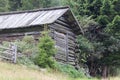 Old cabin in the Alps Royalty Free Stock Photo