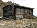 Old cabin in the mountains