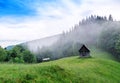 Old cabin near the forest Royalty Free Stock Photo