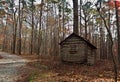 Old Cabin in William B. Umstead State Park Royalty Free Stock Photo