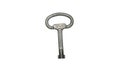 Old cabinet key isolated on white , clipping path ready Royalty Free Stock Photo