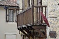 Old cafÃÂ© and tobacconist`s shop in French village Royalty Free Stock Photo