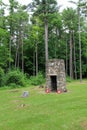 Old cairn memorial of Black watch,dedicated to the Black Watch who fell at the fort in 1758,Fort Ticonderoga,New York,2014