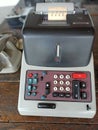An Old Calculator of Olivetti for collection Royalty Free Stock Photo
