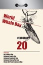 Old calendar World Whale Day