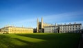 Old Cambridge college buildings Royalty Free Stock Photo