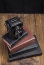 Old Camera On Books Royalty Free Stock Photo