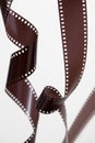 Old camera film strip Royalty Free Stock Photo