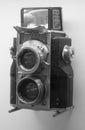 Old cameras Royalty Free Stock Photo