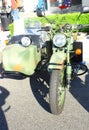 Old Camuflage Motorcycle