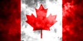 Old Canada grunge background flag