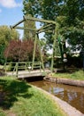 Old Canal Lift Bridge Royalty Free Stock Photo