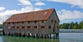 Old Cannery Building on Stilts