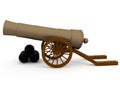 Old Cannon Royalty Free Stock Photo