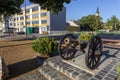 Old cannon in Baja, Hungary Royalty Free Stock Photo