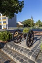 Old cannon in Baja, Hungary Royalty Free Stock Photo