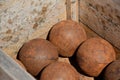 Old cannon ball Royalty Free Stock Photo