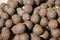 Old cannon balls. Dubai Royalty Free Stock Photo