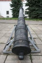 Old cannon in Dubno castle Rivne