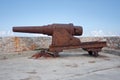 Old cannon at El Morro. #2 Royalty Free Stock Photo