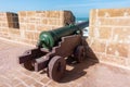 An Old Cannon on the Fortified City Walls of Essaouira Morocco Royalty Free Stock Photo