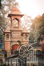 Old cannon in front of Lahore Museum Royalty Free Stock Photo